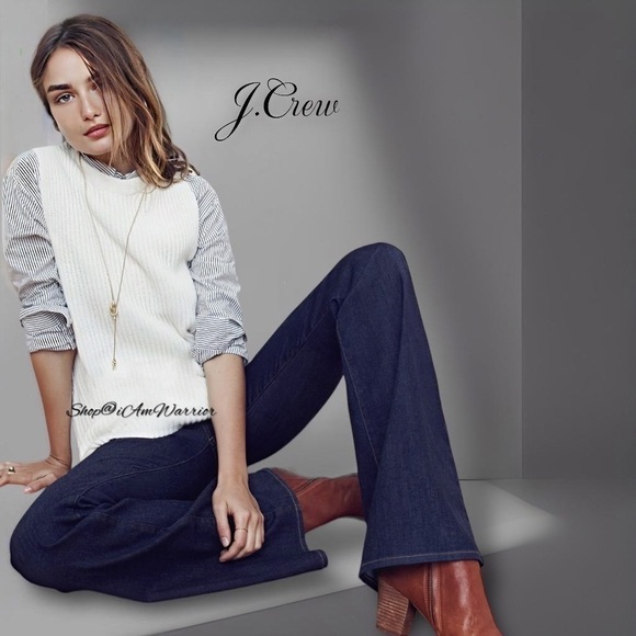 J.Crew sleeveless ribbed tunic sweater in cream *shop@iamwarrior - Picture 2 of 8